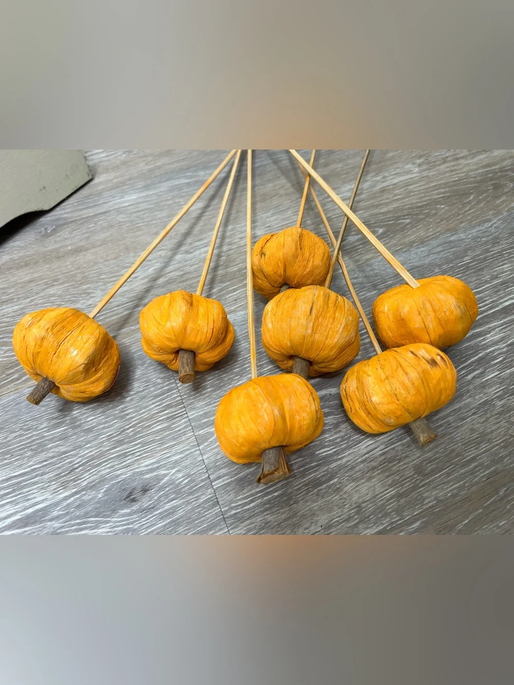 Set of 6 Pumpkin Picks